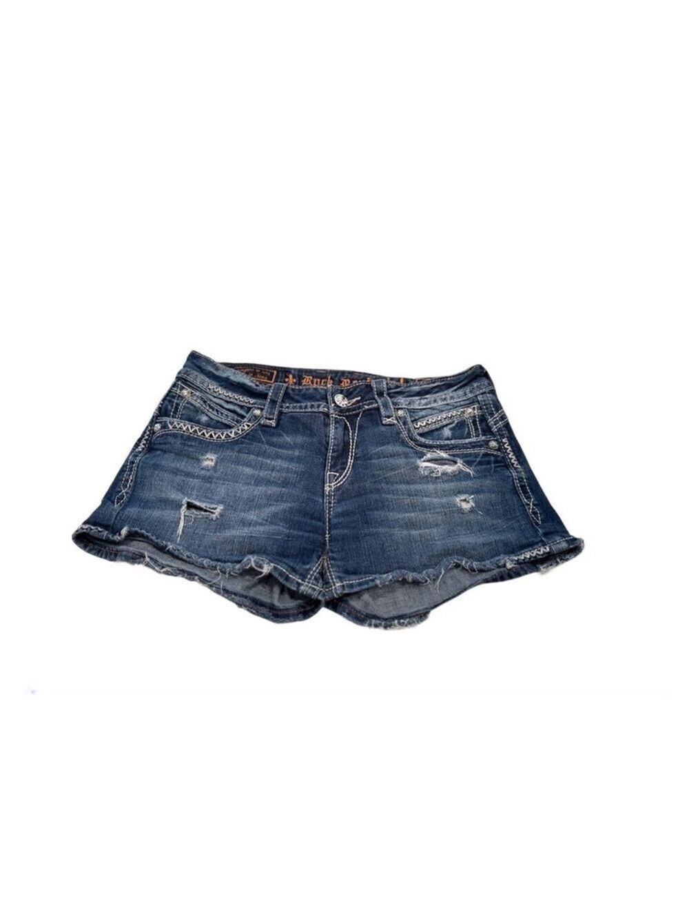 Rock Revival Becky Denim Shorts Size 31 - Picture 1 of 10
